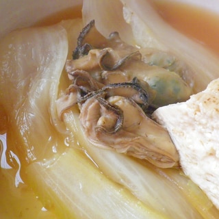 炊飯器de牡蠣と白菜のオイスターソース